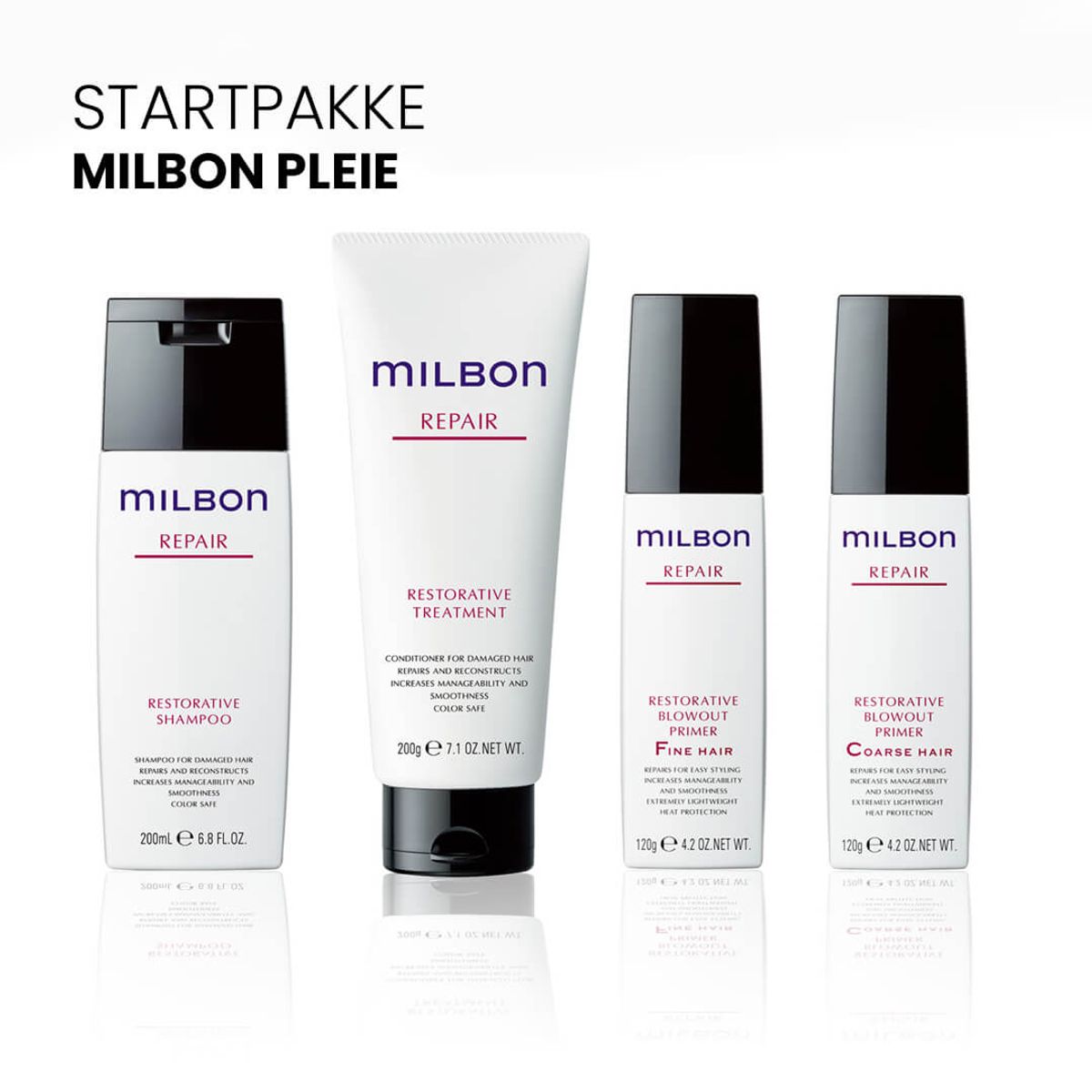Milbon Pleie Startpakke 