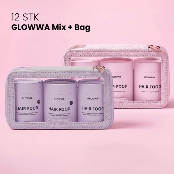 Hovedbilde Glowwa Mix + Cosmetic Bag 12 pk