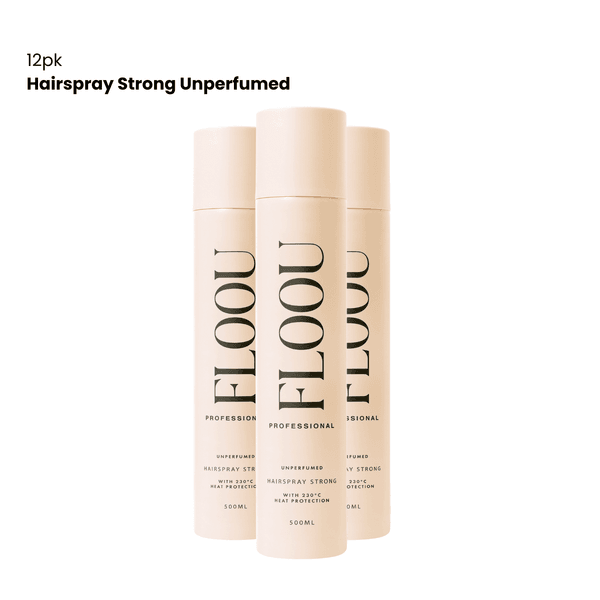 Hovedbilde FLOOU Hairspray Strong Unperfumed 500 ml 12 pk